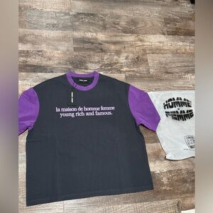 NWT men’s L homme femme t shirt